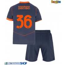 Maglie da calcio Inter Milan Matteo Darmian #36 Terza Maglia Bambino 2025-26 Manica Corta + Pantaloni corti)